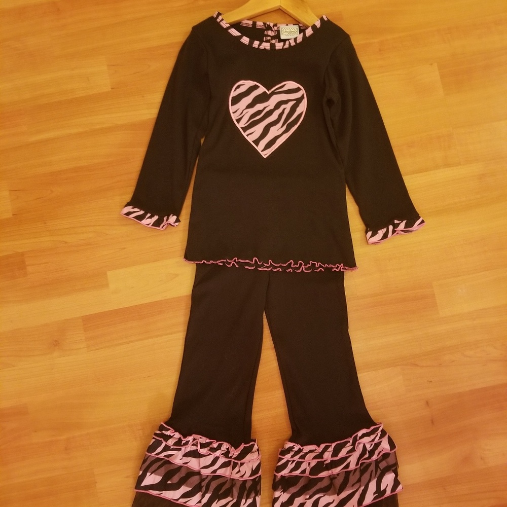 Ann Loren Girls Pant Set Size 4/5T